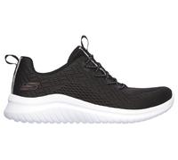 Skechers Women's Ultra Flex 2.0 - Lite-Groove Sneaker in Black/White, Size 4 | Textile/Synthetic, Machine Washable