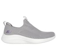 Skechers Women's Ultra Flex 3.0 - All Momentum Sneaker in Gray, Size 7 | Textile/Synthetic, Vegan, Machine Washable