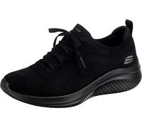 Skechers Women's Ultra Flex 3.0 Big Plan Sneaker, Black, 8 UK