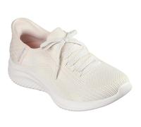 Skechers Women's Slip-ins Ultra Flex 3.0 Brilliant Path – Textile Vegan, Natural 3 UK Wide