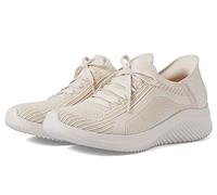 Skechers Women's Ultra Flex 3.0 Brilliant Path Trainers, Natural Knit/Periwinkle Trim, 6 UK Wide