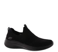 Skechers Women's Ultra Flex 3.0 Classy Charm Sneaker, Black Knit/Trim, 5.5 UK