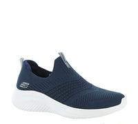 Skechers Women's Ultra Flex 3.0 Classy Charm Sneaker, Navy Knit/Trim, 6 UK