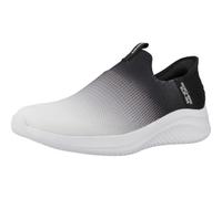 Skechers Women's Ultra Flex 3.0 Smooth Step Sneaker, Black, 4 UK Wide