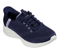 (6 (Adults')) Ultra Flex 3.0 Easy Step | Navy/Lavender | Womens Slip Ins Trainers
