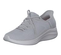 Skechers Women's Ultra Flex 3.0 Elevated Motion Slip-in Trainers, Light Gray Knit/Trim, 6.5 UK