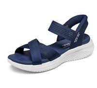 Skechers Women's Ultra Flex 3.0-Never Netter Hands Free Slip-ins Sandal, Navy, 5 UK