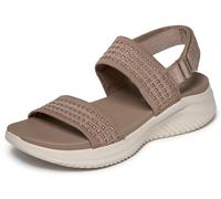 Skechers Women's Ultra Flex 3.0 Sandal, Mocha, 9 UK