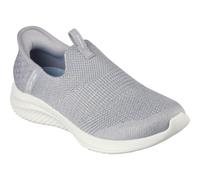 Skechers Women's Ultra Flex 3.0 Smooth Step Sneaker, Light Grey Knit Jersey Trim, 7 UK