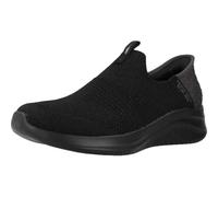 Skechers Women's Ultra Flex 3.0 Smooth Step Slip-in Trainers, Black Knit/Jersey/Trim, 3 UK
