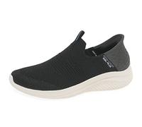 Skechers Women's Ultra Flex 3.0 Smooth Step Sneaker, Black, 8 UK