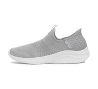 Skechers Women's Ultra Flex 3.0 Smooth Step Sneaker – Light Grey Knit – UK 6