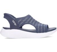 Skechers Women's Slip-ins: Ultra Flex 3.0 - Sun Warmth Sandals in Navy Blue, Size 4 | Textile, Vegan, Machine Washable