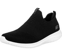 Skechers Women's Ultra Flex - First Take Slip On Trainers, Black White, 7 UK