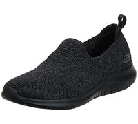 Skechers Women's Ultra Flex-harmonious Slip On Trainers, Black Black Bbk, 4 UK