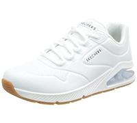 Skechers Women's UNO 2 AIR Around You Sneaker, White Duraleather/Mesh Trim, 5.5 UK