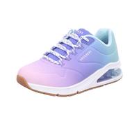 Skechers Women's UNO 2-Color Waves Sneaker, Blue/Mulit, 6