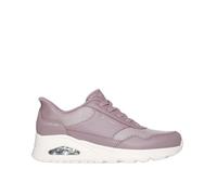 Skechers Women's Uno Banksia Sneaker, Deauville Mauve Duraleather/Mesh, 7 UK
