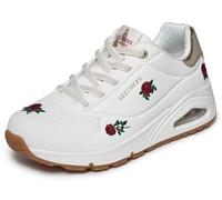 Skechers Women's UNO - Champagne & Roses, Black red, 6 UK