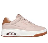 Skechers Women's UNO Court - Fast Break Sneaker in Natural, Size 6 | Synthetic/Textile