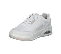 Skechers Women's Uno Court Sneaker, White, 7 UK