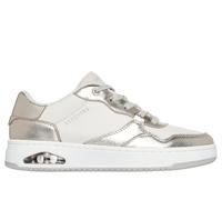Skechers Women's UNO CTL - Luxe Steps Shoes in Champagne, Size 7 | Leather/Synthetic/Textile