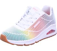 Skechers Women's UNO Eye Catching Trainers, Wmlt White Multi, 6 UK