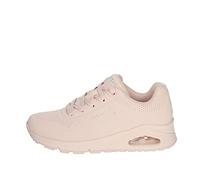 Skechers Women's Sneaker Uno Frosty Kicks - Lt. Pink Durabuck & Textile Trim - UK 4