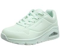 Skechers Women's Uno Frosty Kicks Sneaker,Mint Durabuck/Textile Trim,4 UK