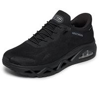 Skechers Women's Uno Glide-Step Air Gliders Sneaker, Black Mesh, 6.5 UK