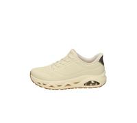 Skechers Women's Uno Glide-Step Glide On Air Slip-in Trainers, Natural Durabuck Champagne Trim, 7 UK
