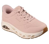 Skechers Uno Glide-Step Glide On Air Slip-Ins Shoes Pink White Brown Women - 38