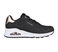 Skechers Womens Uno Golden Air Black Lace Up Trainers - 5.5 UK