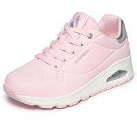 Skechers Women's Uno Golden Air Sneaker, Light Pink Durabuck/Mesh Trim, 4 UK