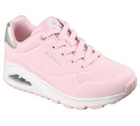 Skechers Women's Uno Golden Air Sneaker, Light Pink Durabuck/Mesh Trim, 7 UK