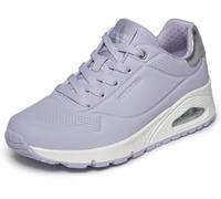 Skechers Women's Uno Golden Air Sneaker, Lilac Durabuck/Mesh Trim, 8 UK