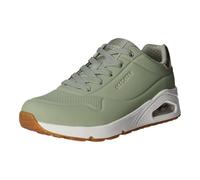 Skechers Women's Uno Golden Air Sneaker, Sage Durabuck/Silver Trim, 3.5 UK
