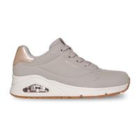 Skechers Women's UNO Golden AIR Sneaker, Taupe, 3 UK