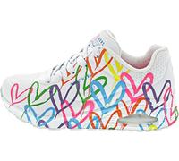 Skechers Trainers UNO Highlight Love - White Heart Print Duraleather - EU 37 Woman