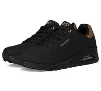 Skechers Women's UNO Jungle NITE Sneaker, Black, 4.5 UK