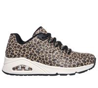 Skechers Women's UNO - Kat-Neato Wedge in Leopard, Size 5 | Synthetic/Textile, Vegan