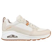 Skechers Women's UNO - Layover Sneaker in Off White, Size 5 | Synthetic/Textile