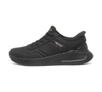 Skechers Women's UNO LITE Floating Steps Trainers, Black Duraleather/Mesh, 7 UK