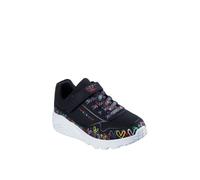 Skechers Women's Uno Lite Heart Craze Trainers in Black | Size: 1.5 Skechers Black 1.5