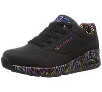 Skechers Women's Uno Loving Love Sneaker, Black, 5.5 UK