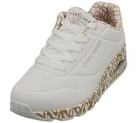Skechers Women's Uno Loving Love Trainer, White, 6 UK