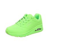 Skechers Women's Uno Night Shades Lace-up, Lime Green, 4 UK