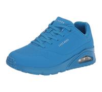 Skechers Women's Uno-Night Shades Sneaker Cooled Memory Foam Skech-Air Midsole Durabuck Upper Blue 5.5