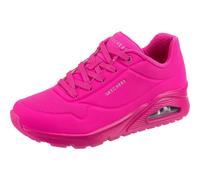 Skechers Women's Uno-Night Shades Sneaker HOT Pink 10 Wide