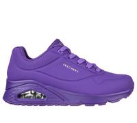 Skechers Women's UNO - Night Shades Sneaker in Purple, Size 6 | Synthetic/Textile